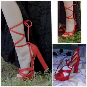 Red high heels